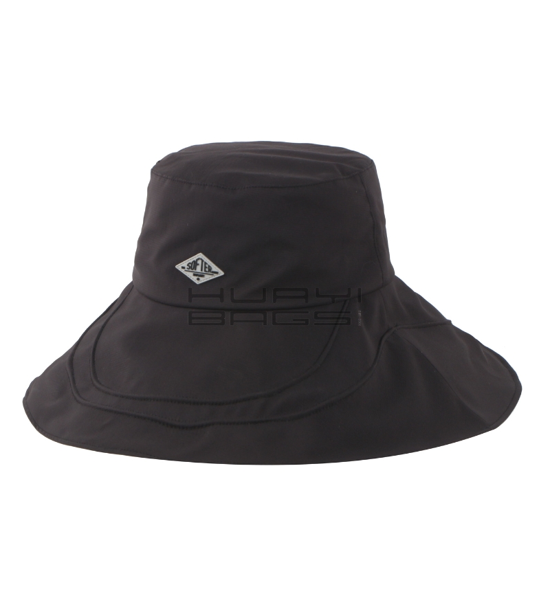 Lightweight Fashion Black Bucket Hat