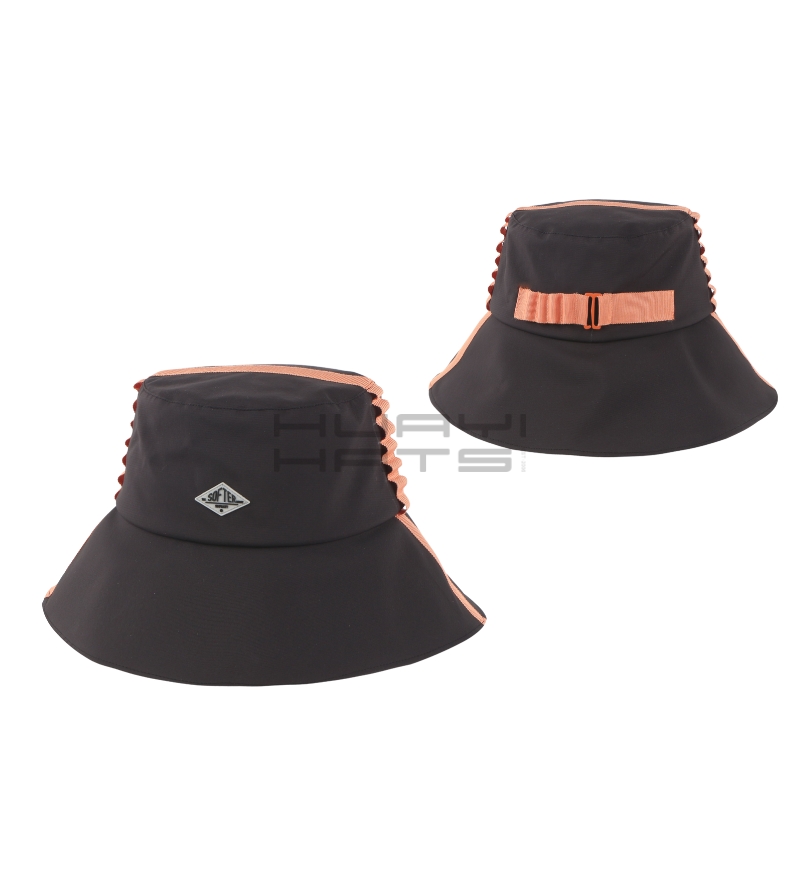 Lightweight Outdoor Black Bucket Hat