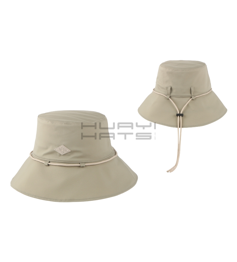 Lightweight Light Grey Outdoor Bucket Hat