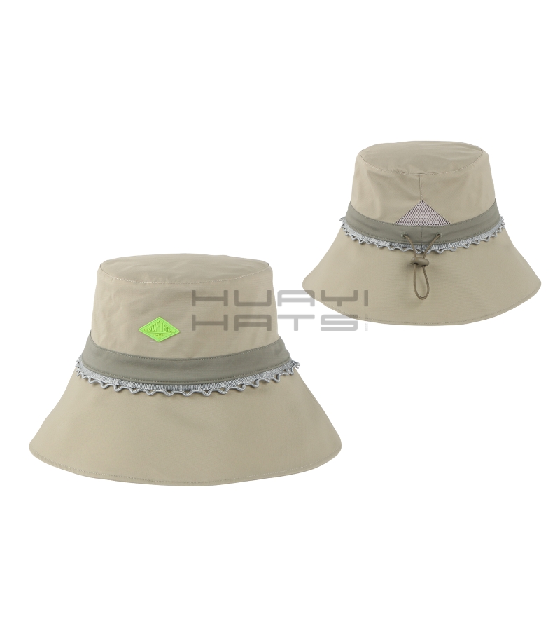 Lightweight Travel Light Grey Bucket Hat