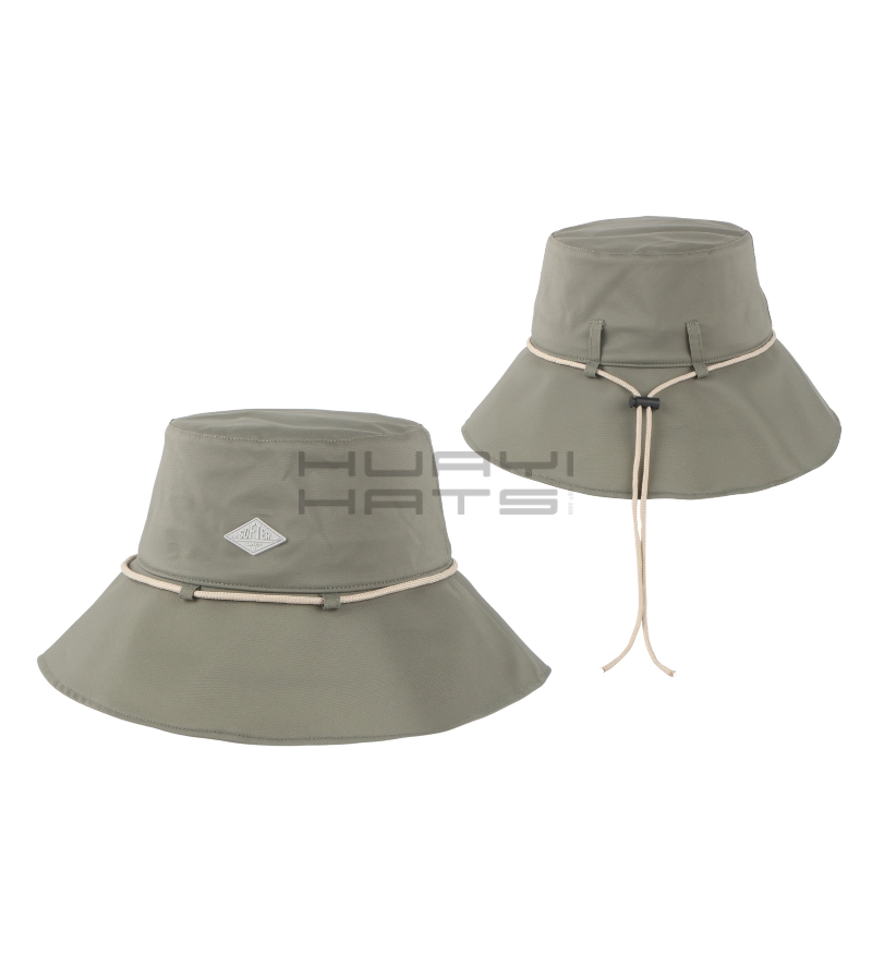 Lightweight Black Outdoor Bucket Hat