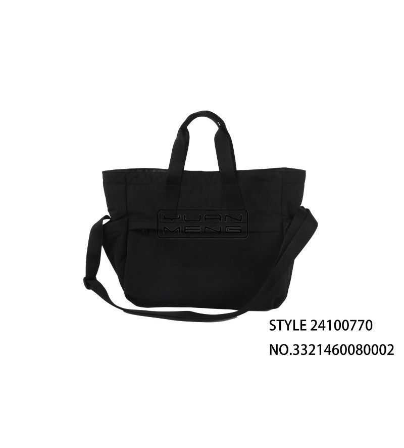 Custom Fashion Black Tote Bag