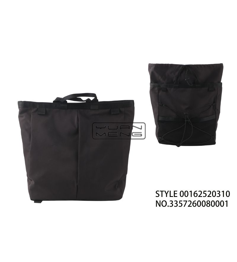 Lightweight And Versatile Black Tote Bag